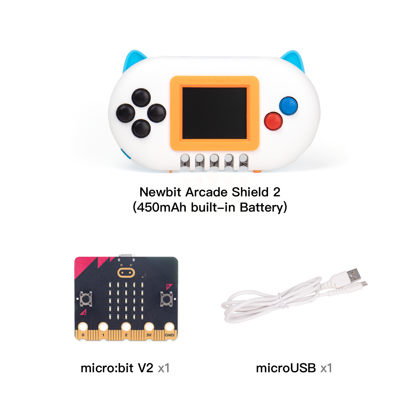 KittenBot Newbit Arcade Shield Expansion Board for Micro:bit V2