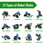 KittenBot SumoBot Kit 12-in-1 For Micro:bit Robotics Programming Kits MakeCode/MicroCode