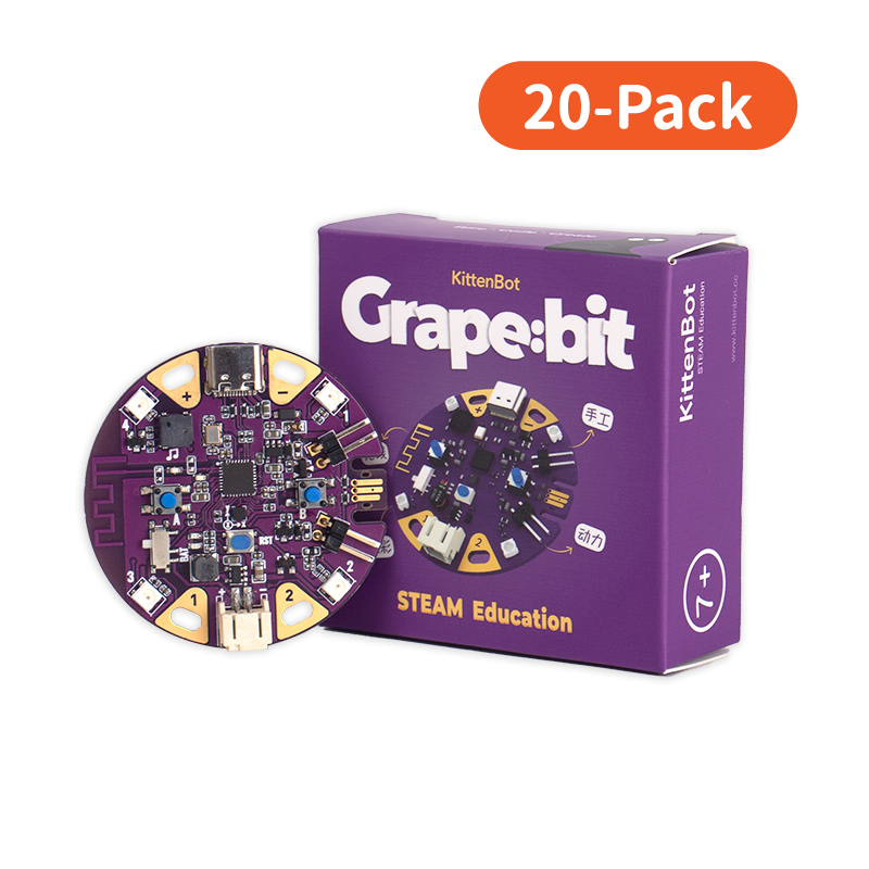 KittenBot Grapebit ESP32 C3 BLE & WIFI  20-Pack (Classroom Kit)