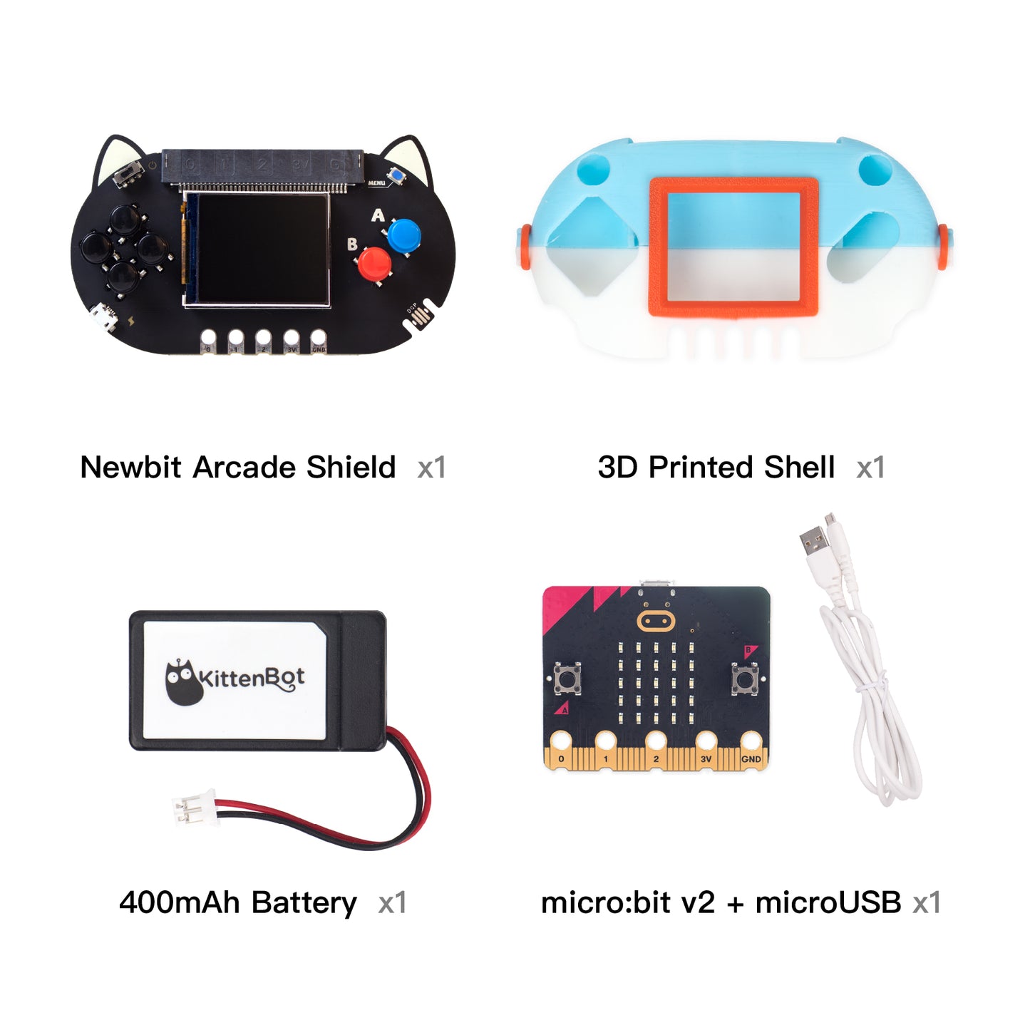 KittenBot Newbit Arcade Shield Expansion Board for Micro:bit V2