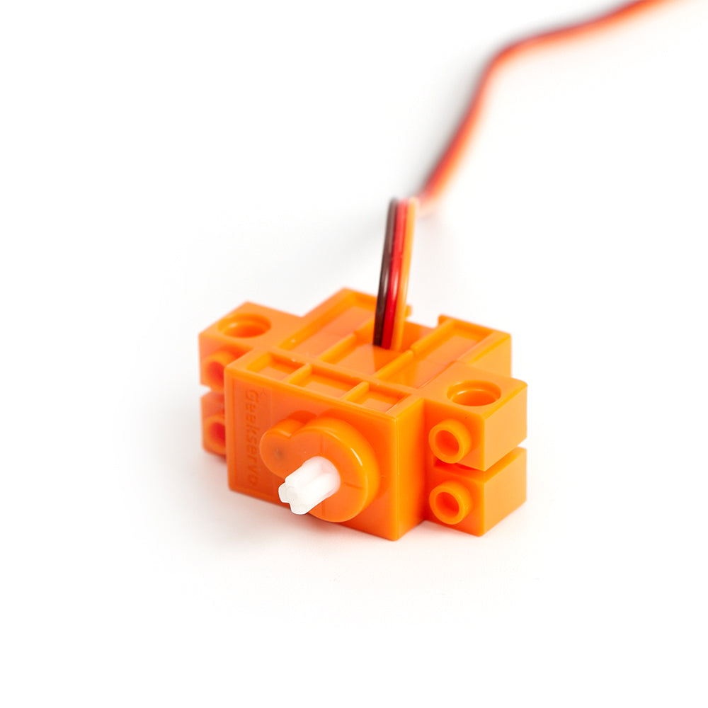 KittenBot Programmable Orange Geekservo 360 Servo compatiable with microbit, arduino