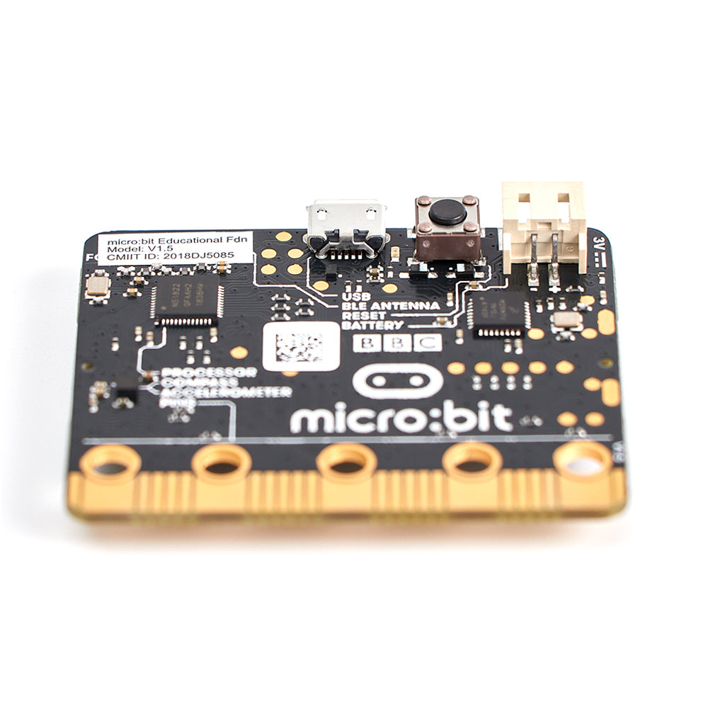 BBC NEW micro:bit V2 - with speaker, microphone, accelerometer, 2.4GHz radio/ BLE 5.0, Microprocessor
