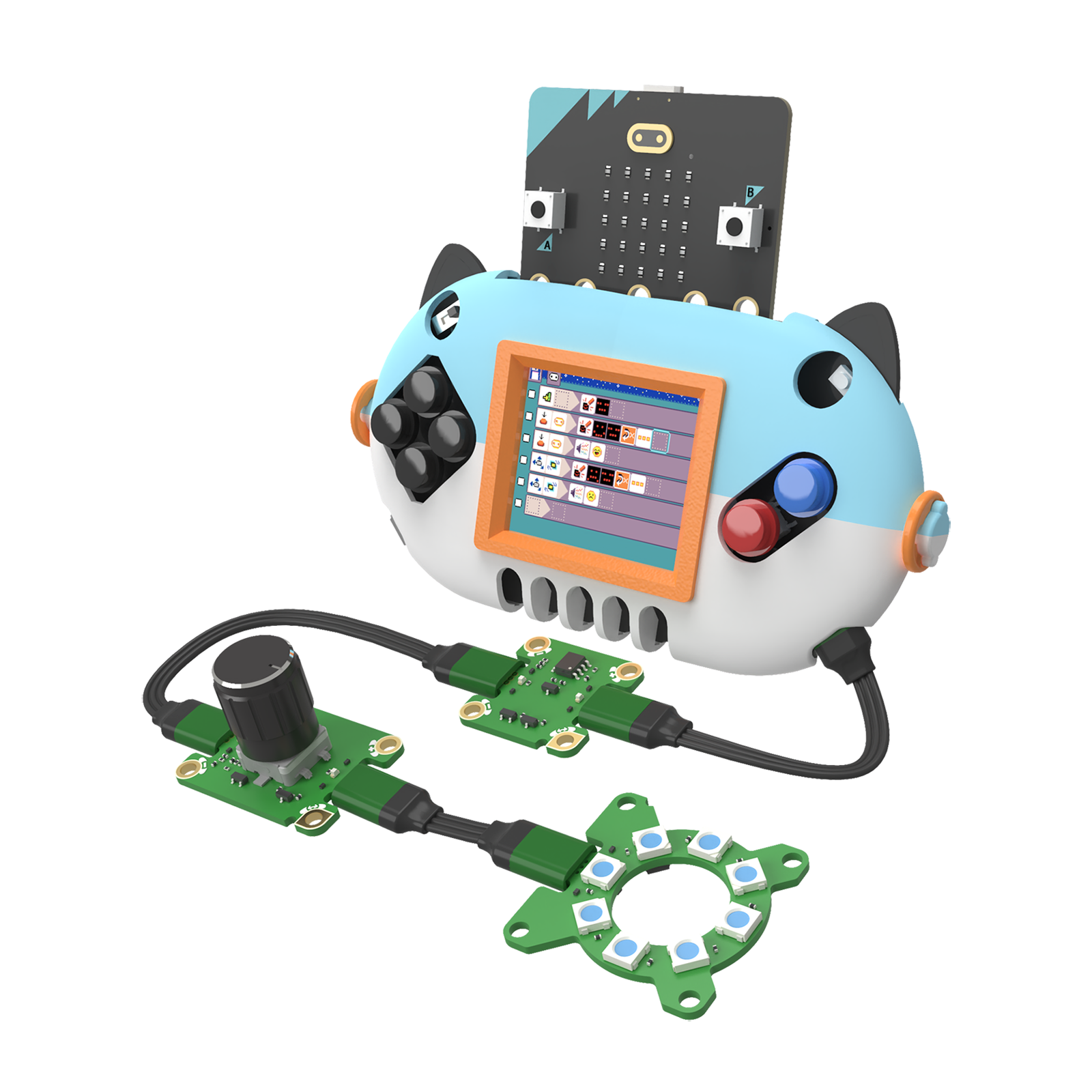 ai camera koi guide - 06 koi micropython programming... KittenBot MicroCode Explorer Kit Programming without a computer