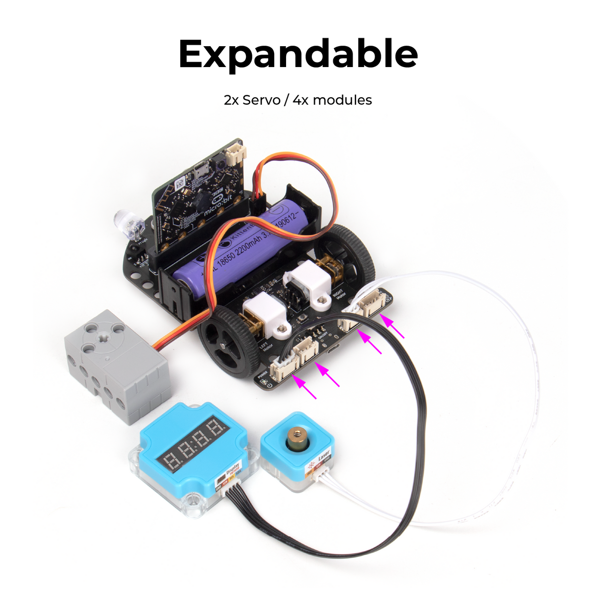 introduction to microcode | kittenbot Images High... KittenBot TabbyBot Programming Robotics Kit For micro:bit