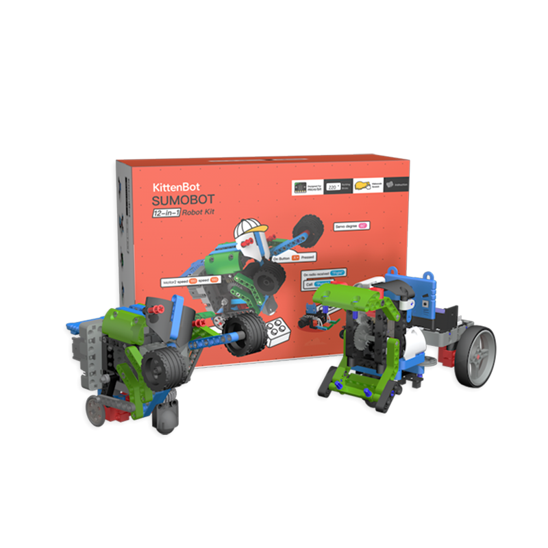 KittenBot SumoBot Kit 12-in-1 For Micro:bit Robotics Programming Kits