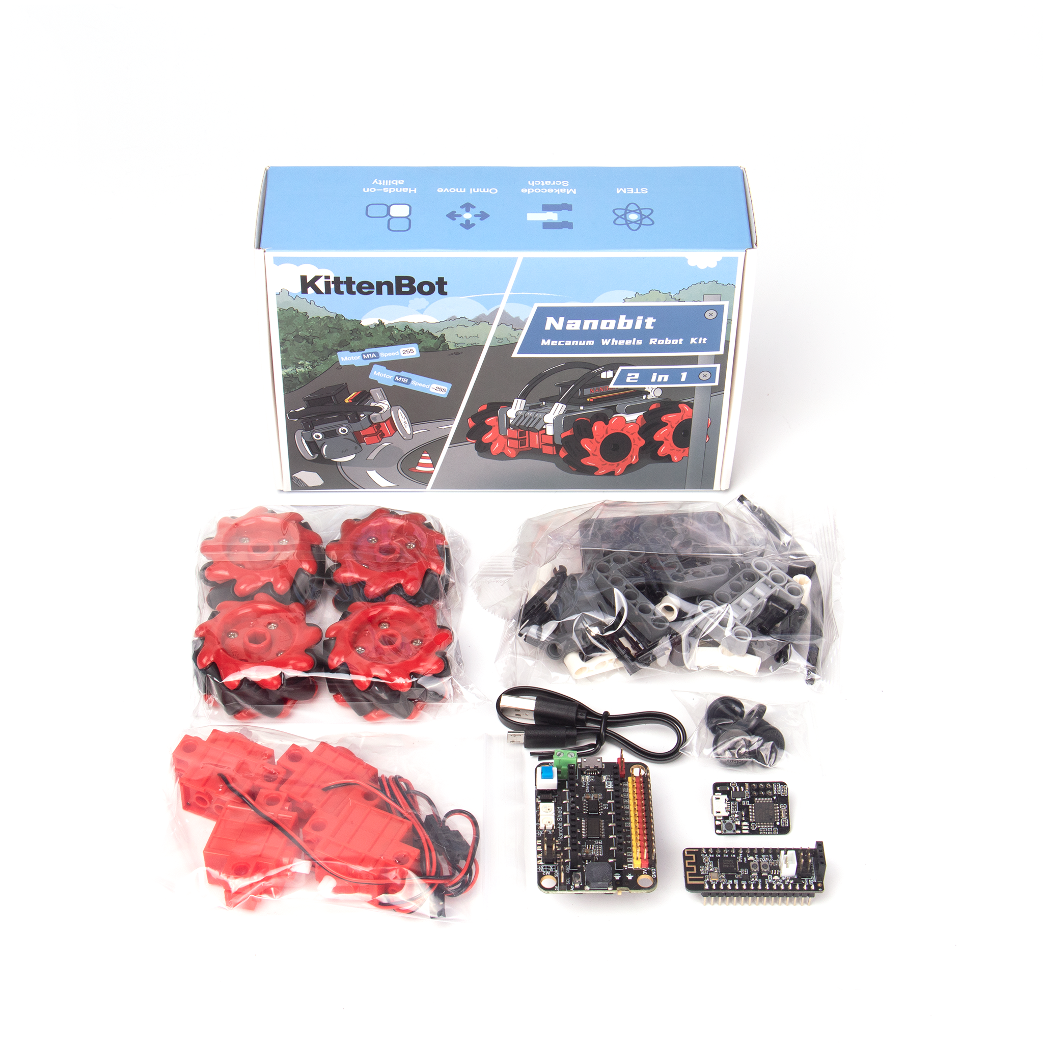 quickstart | kittenbot Images High Quality Grahic KittenBot Mini-size OmniBot The Ultimate Nanobit-Driven Multi-Function