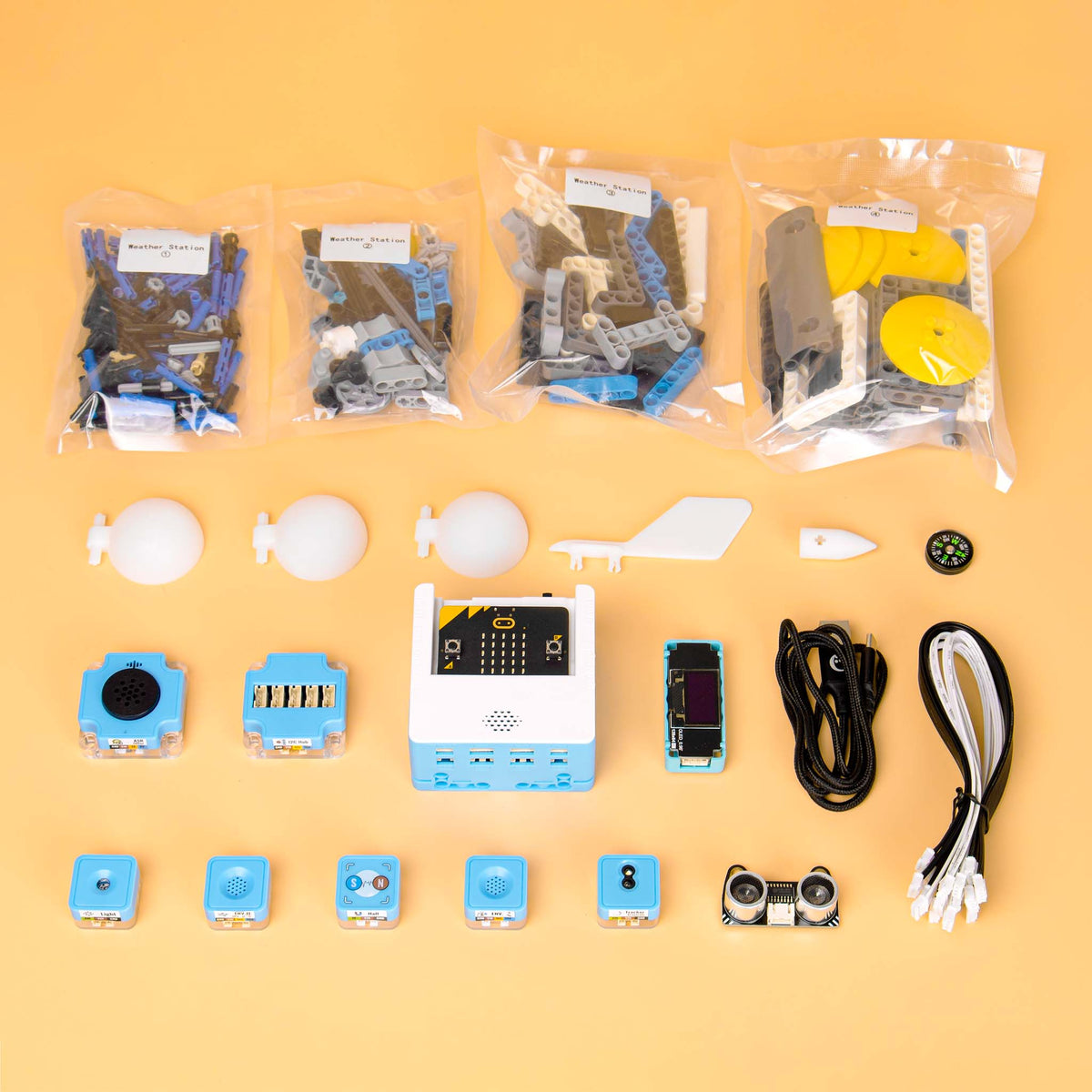 introduction to microcode | kittenbot Images High... KittenBot Micro:bit Weather Station Educational Kit