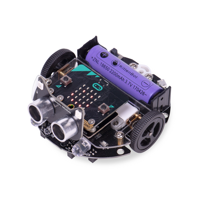 KittenBot Mini Line Follower (LFR) Programmable Robot Kit for micro:bit, STEM Educational Learning, Makecode With Program File&Tutorial (Without Micro:bit)