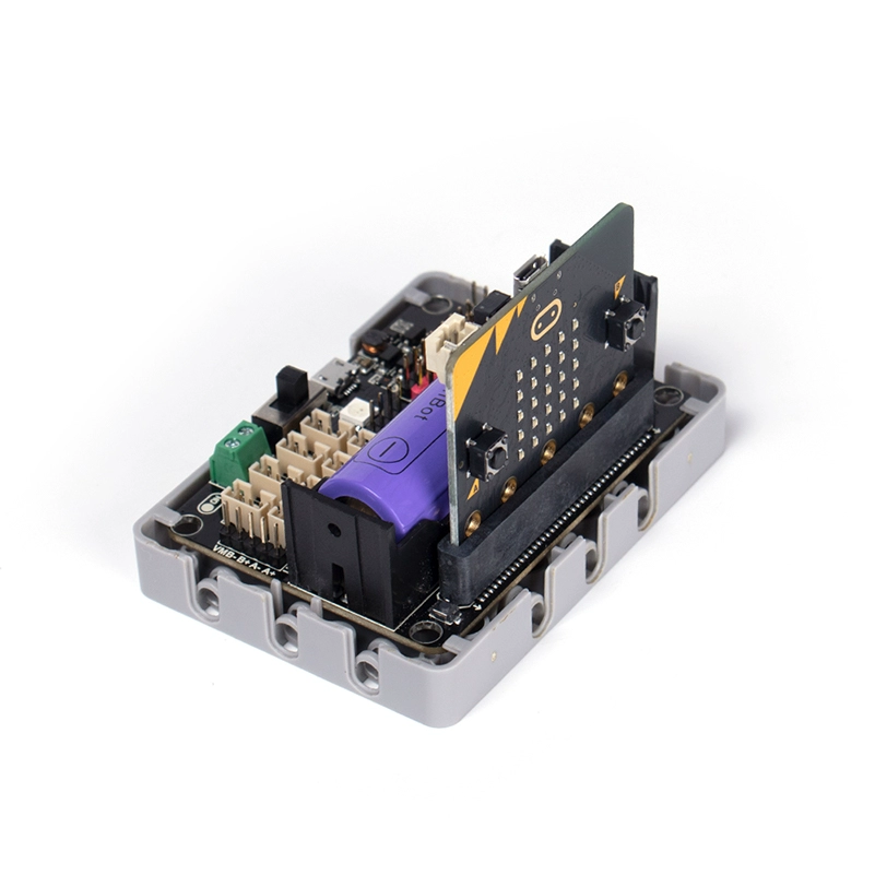 Front view of Robotbit for microbit designed by KittenBot