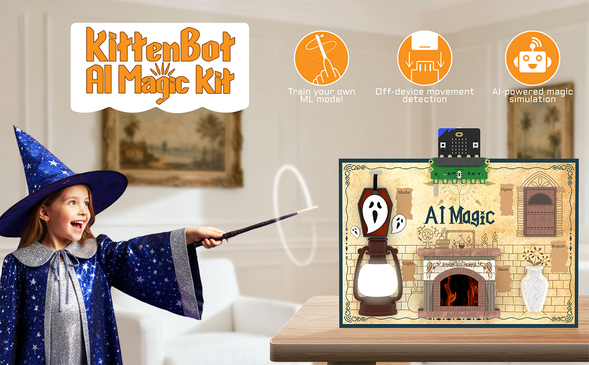Micro Bit Kittenbot KittenBot AI Magic Kit for Micro:bit – Learn AI with CreateAI