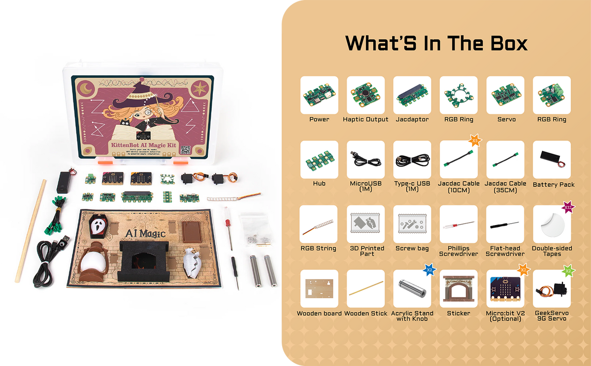 KittenBot AI Magic Kit for Micro:bit – Learn AI with CreateAI