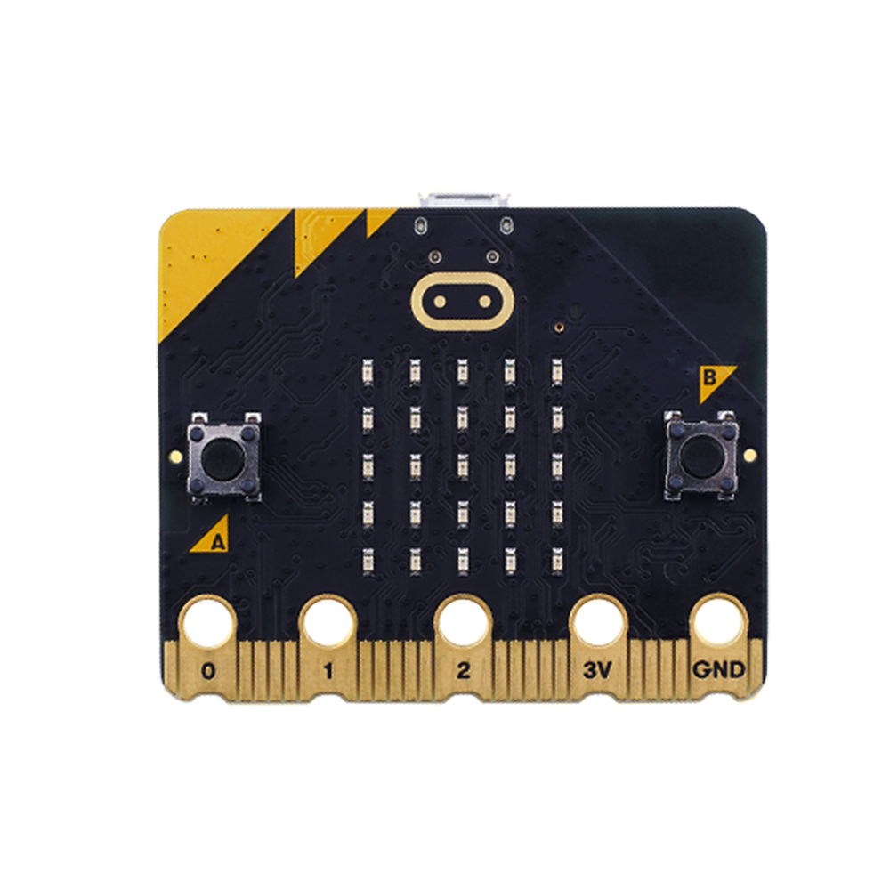 BBC NEW micro:bit V2 - with speaker, microphone, accelerometer, 2.4GHz radio/ BLE 5.0, Microprocessor