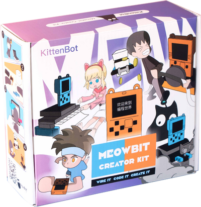 KittenBot Meowbit Creator AI Kit for Makecode Arcade and KittenBlock