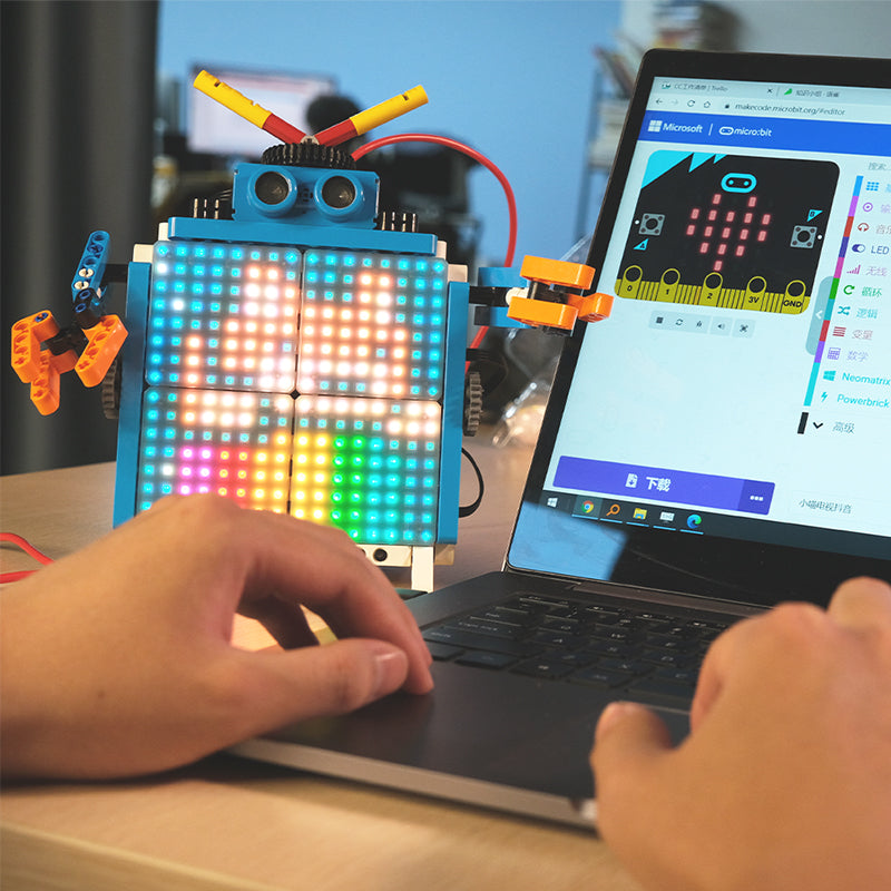 Micro Bit Kittenbot KittenBot Powerbrick TV for Micro:bit support Makecode