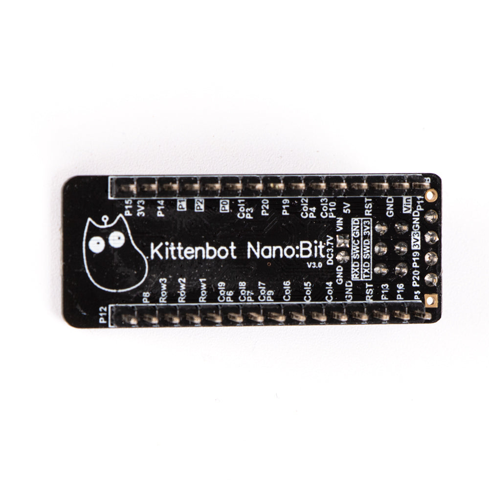 Kittenbot Nanobit with KB-link Downloader for MakeCode, Python and Arduino programming