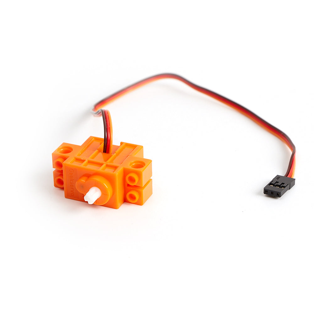 KittenBot Programmable Orange Geekservo 360 Servo compatiable with microbit, arduino