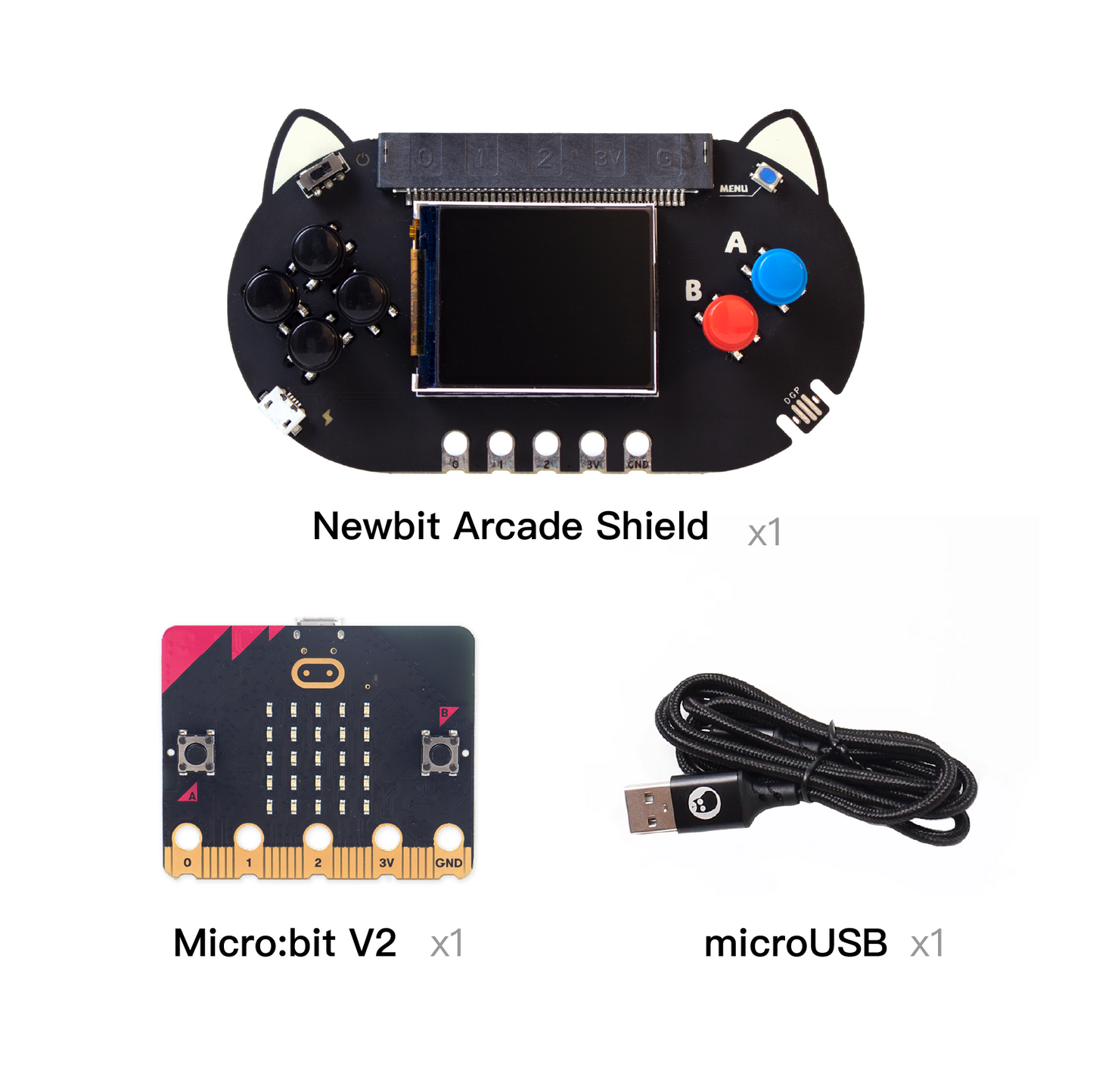 KittenBot Newbit Arcade Shield Expansion Board for Micro:bit V2